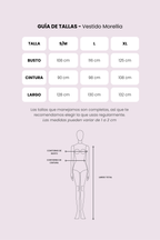 Vestido Morellia envolvente