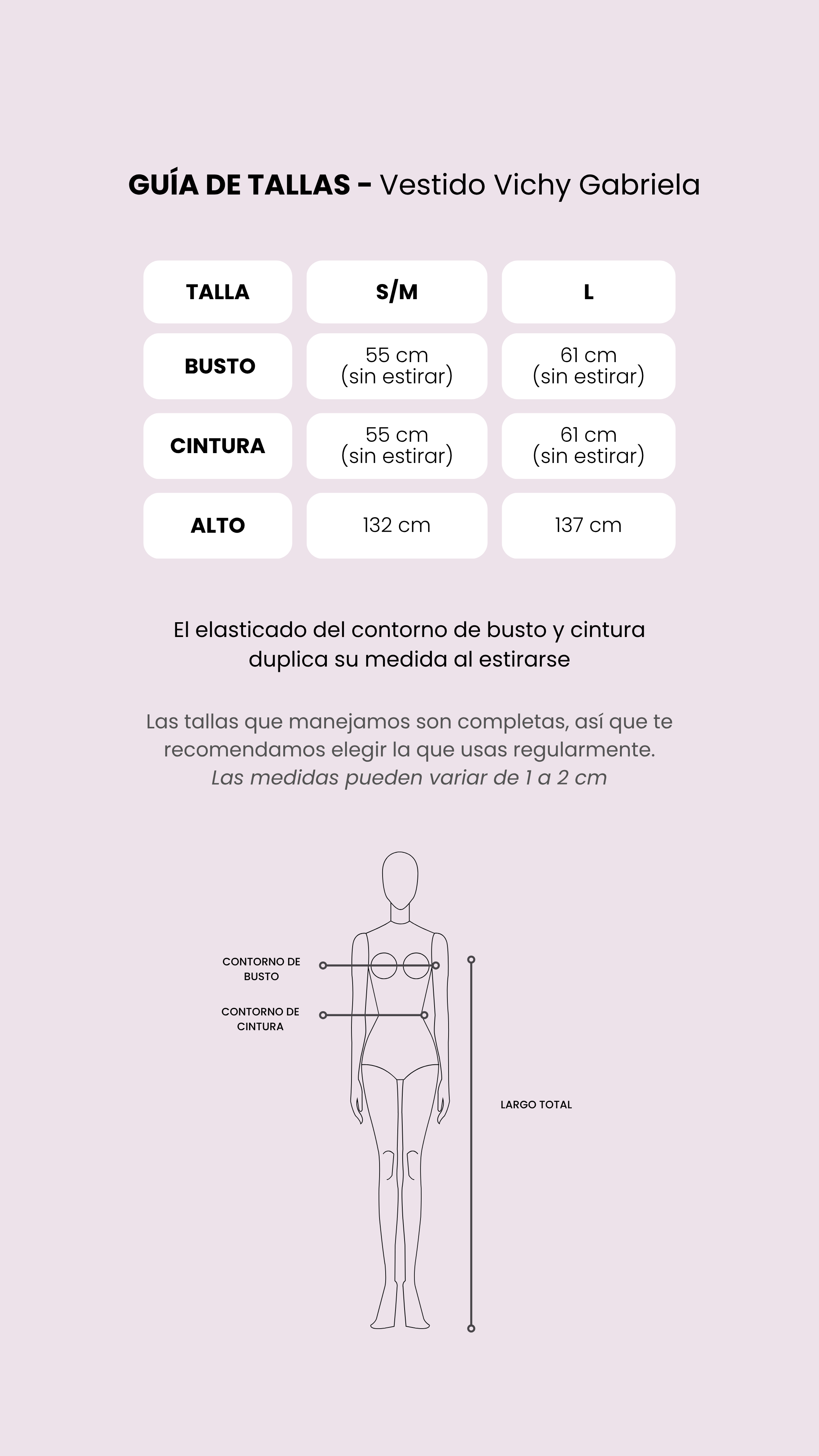 Tabla de medidas