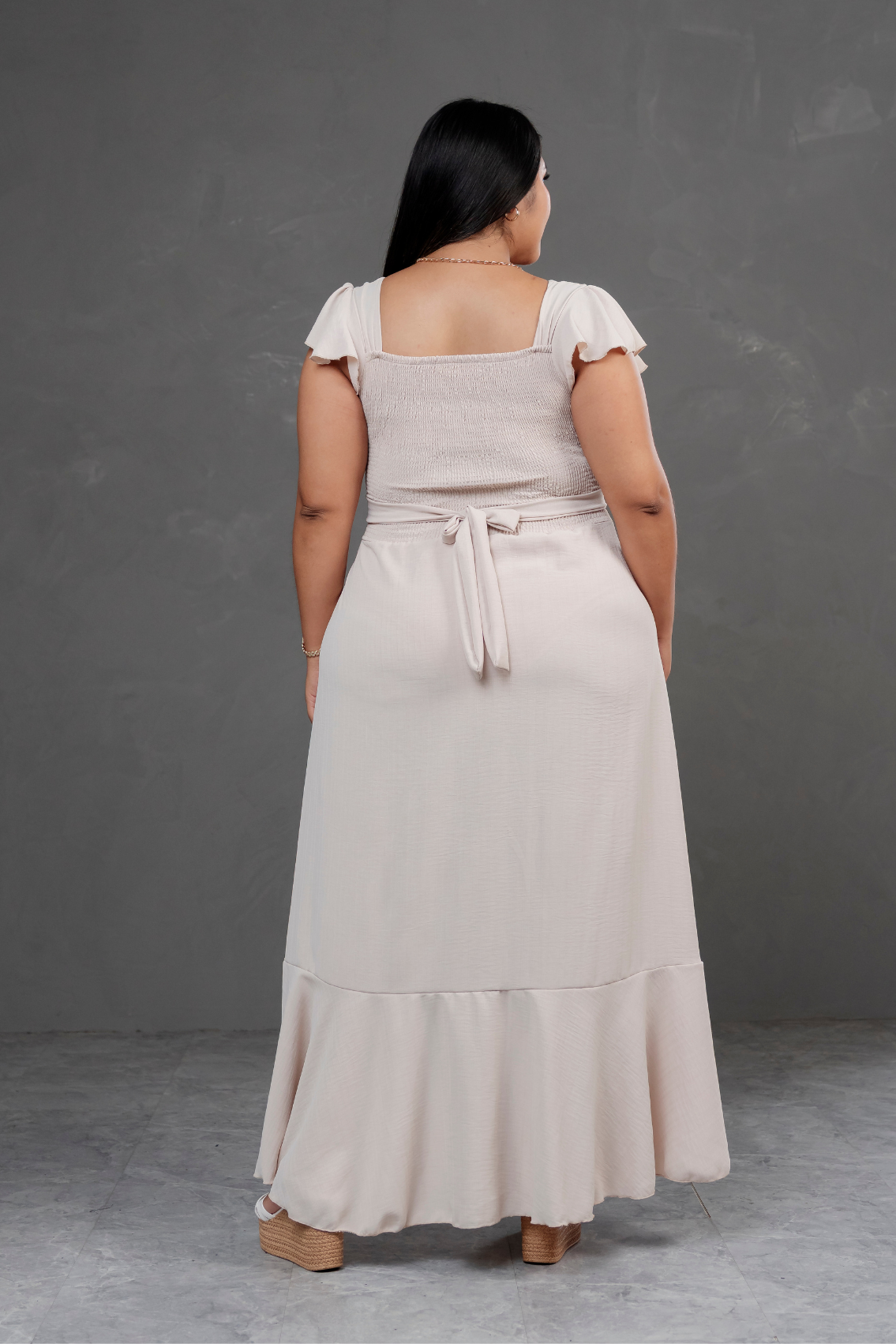 Vestido largo Midi Adriana