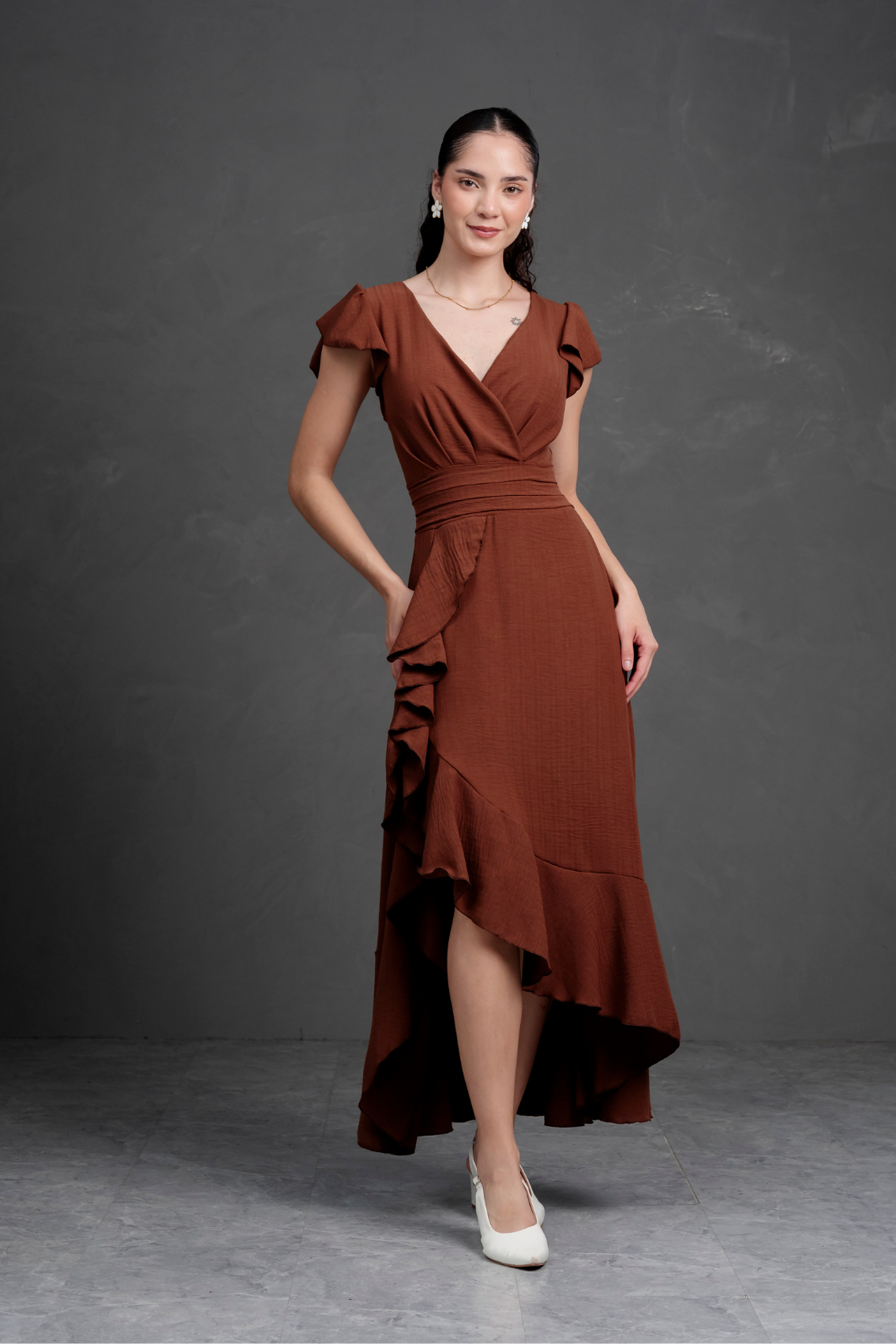 Vestido largo Midi Adriana