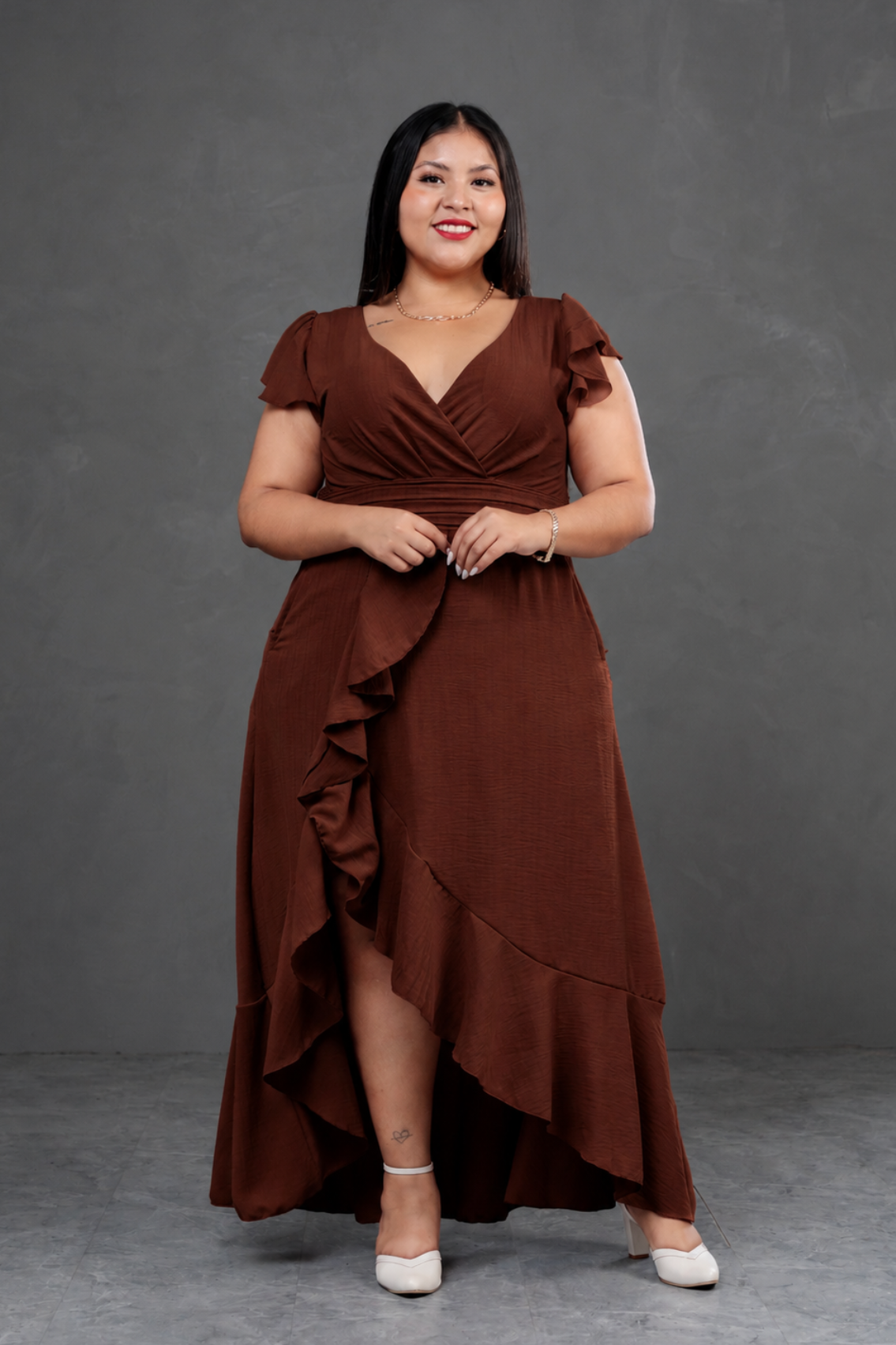 Vestido largo Midi Adriana