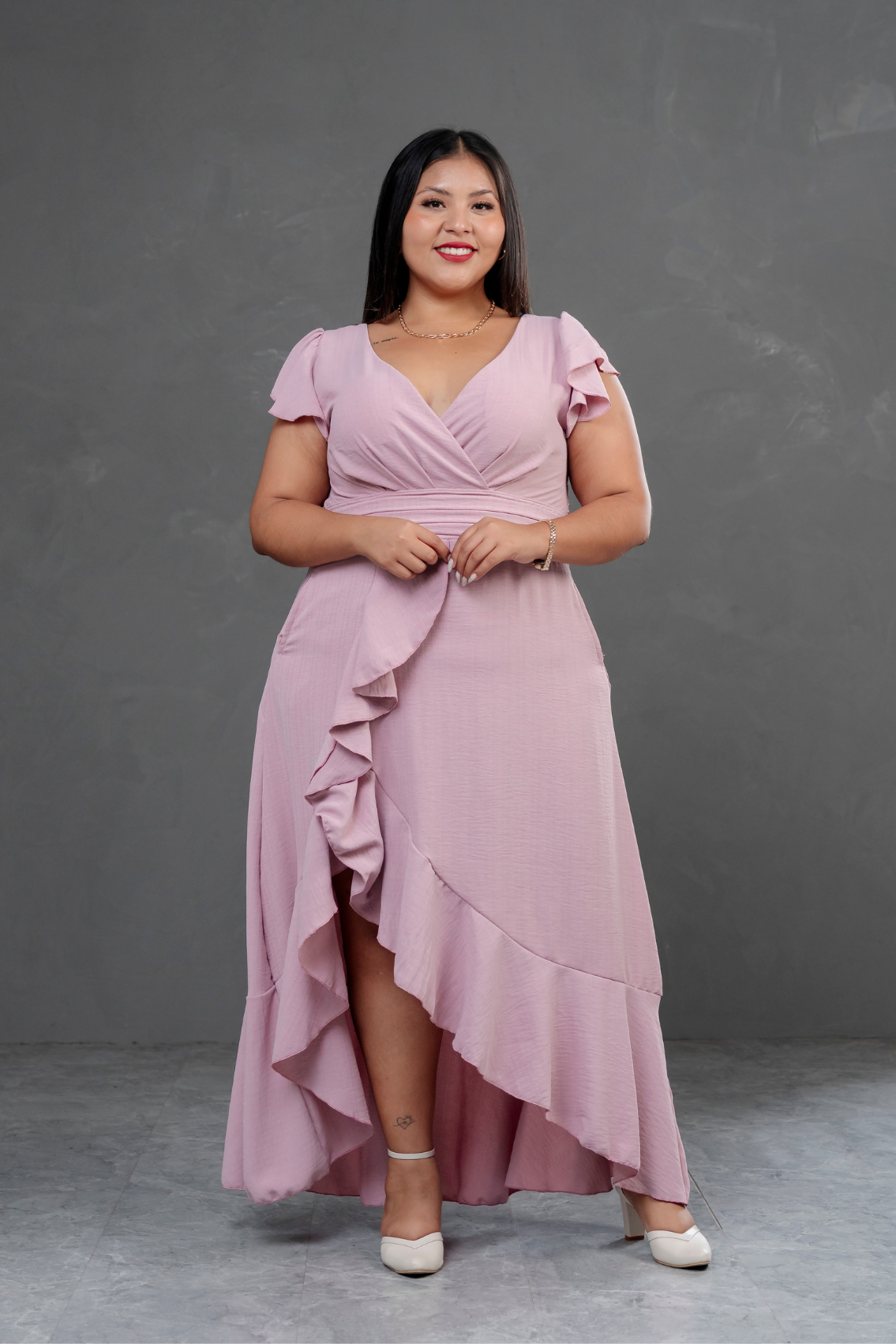 Vestido largo Midi Adriana