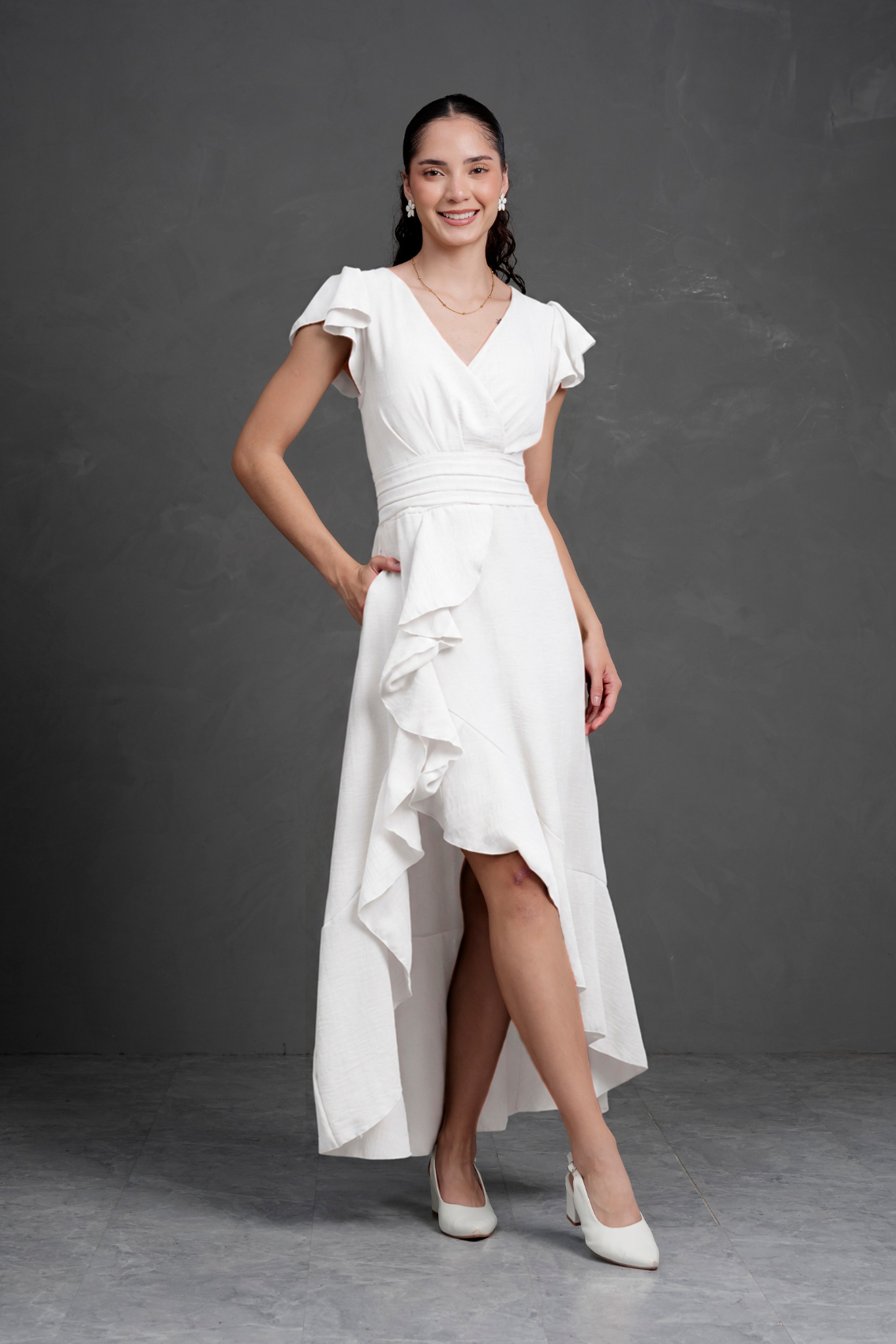 Vestido largo Midi Adriana