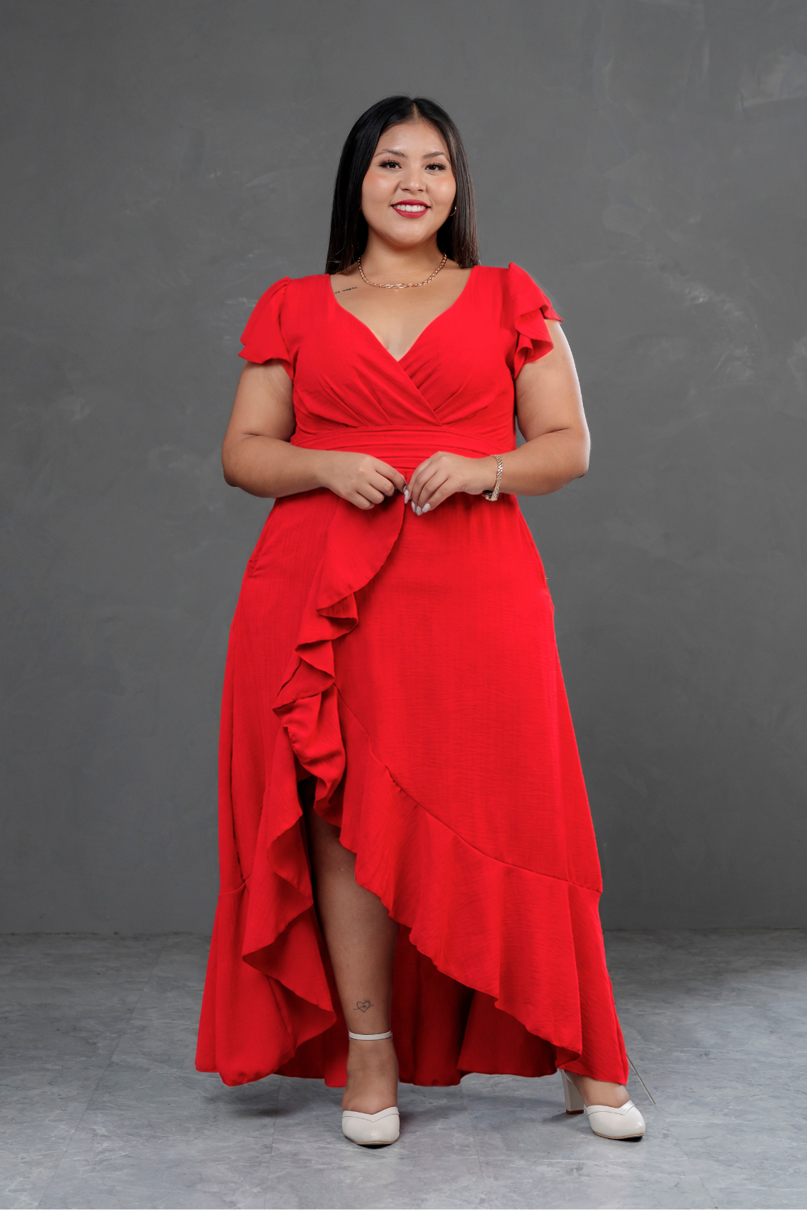 Vestido largo Midi Adriana