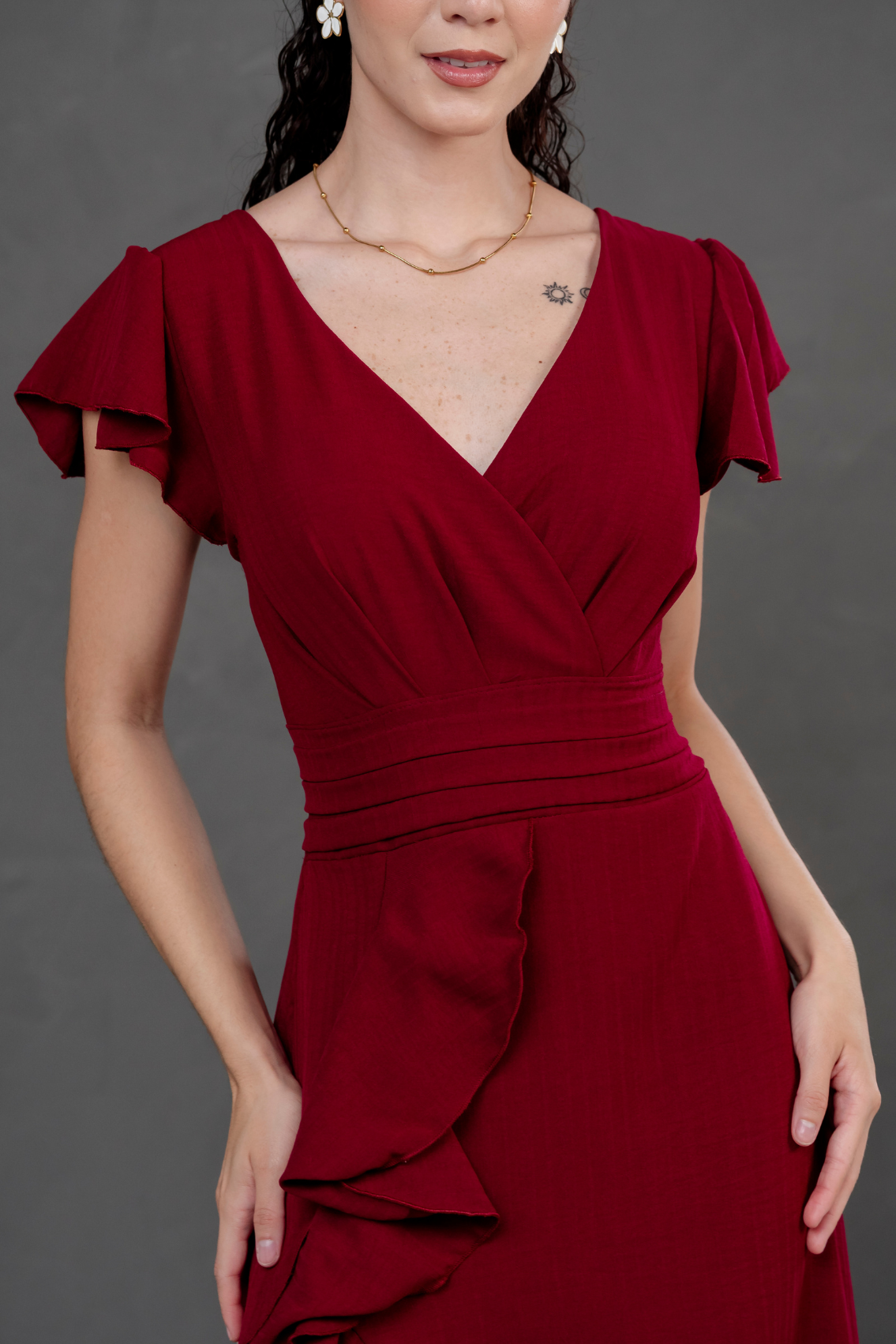 Vestido largo Midi Adriana