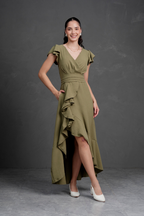 Vestido largo Midi Adriana