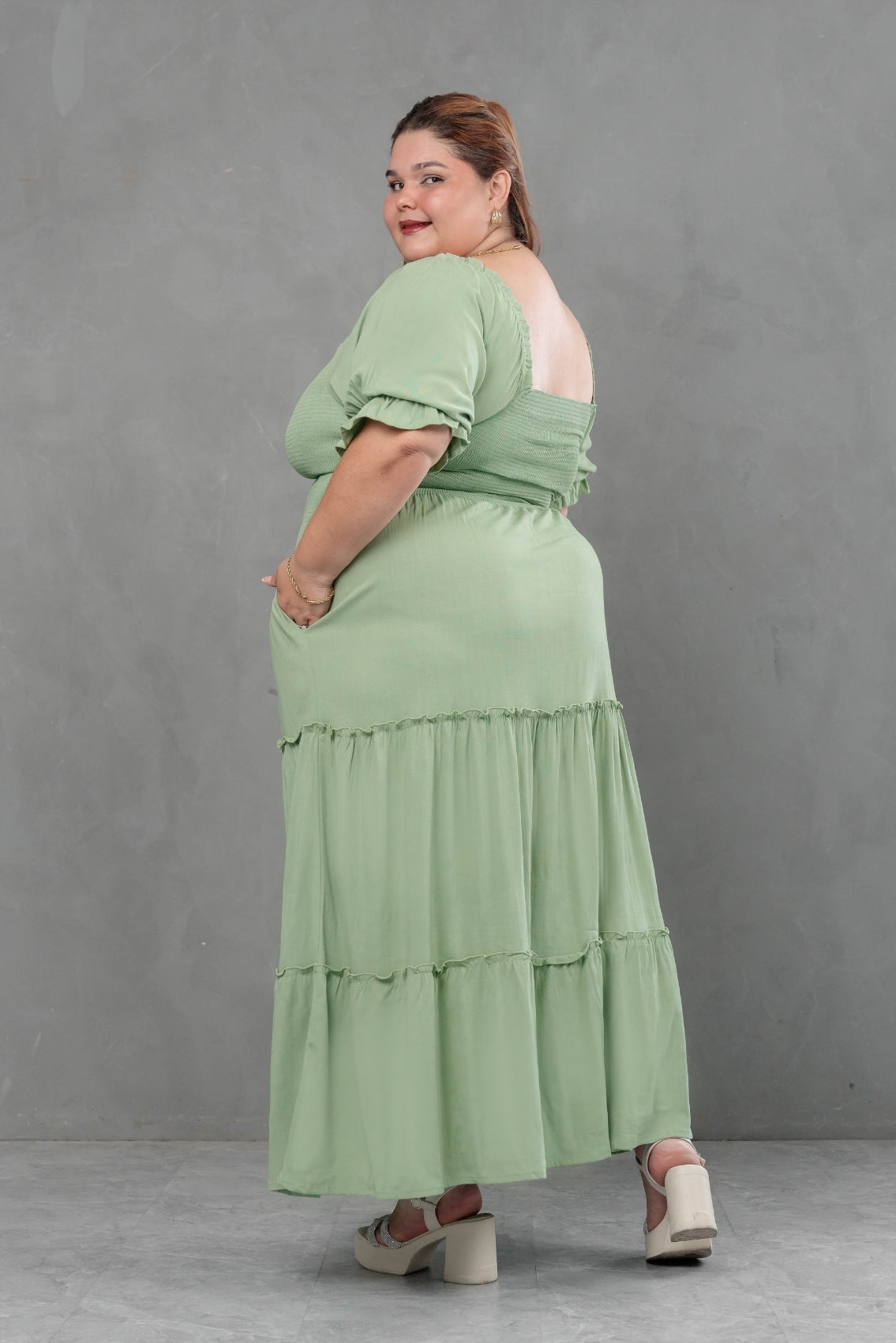 Maxivestido Off Shoulder amada