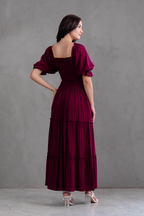 Maxivestido Off Shoulder Amada