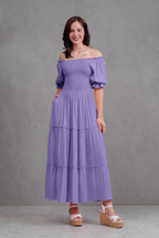 Maxivestido Off Shoulder amada