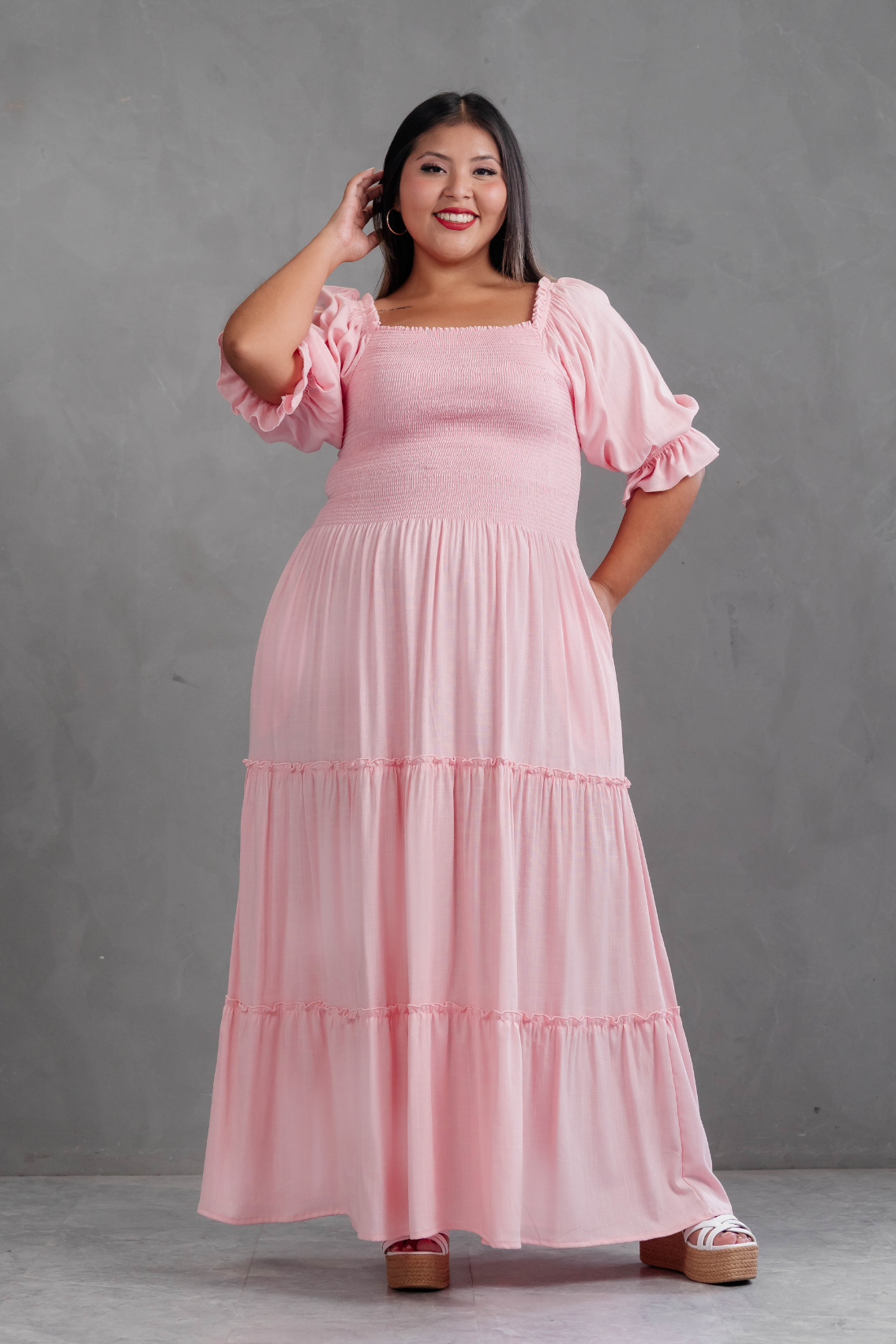 Maxivestido Off Shoulder Amada