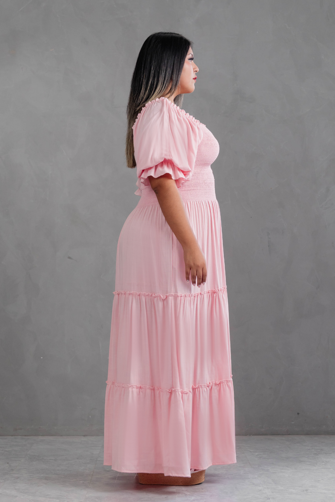 Maxivestido Off Shoulder Amada
