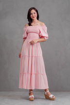 Maxivestido Off Shoulder Amada