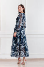 Maxivestido de gasa Amapola