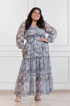 Maxivestido de gasa Amapola