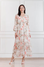 Maxivestido de gasa Amapola