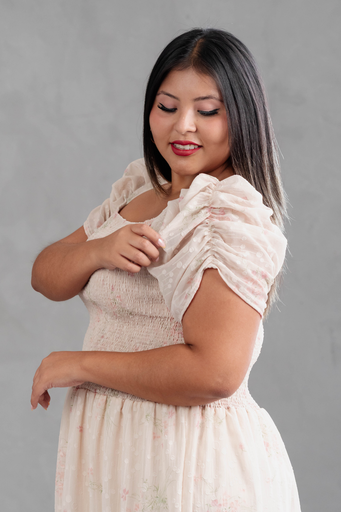 Vestido de gasa Amelia