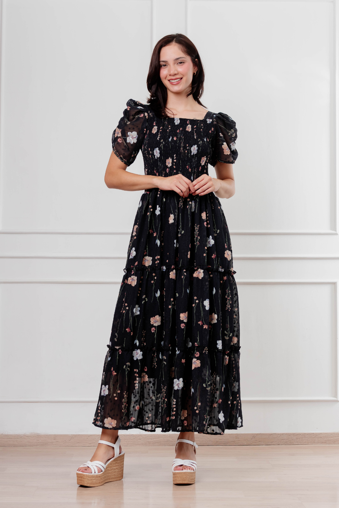 Vestido de gasa Amelia