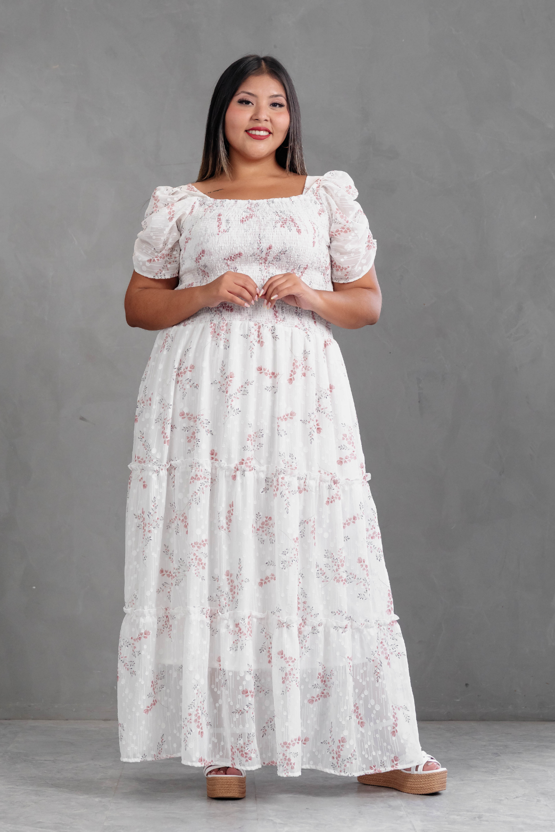 Vestido de gasa Amelia