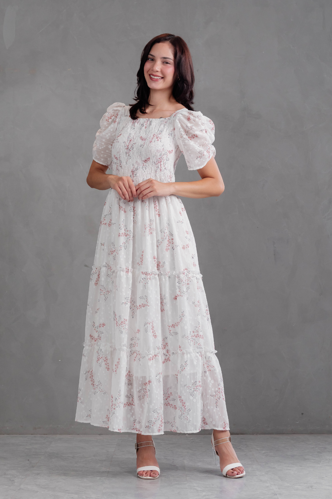 Vestido de gasa Amelia