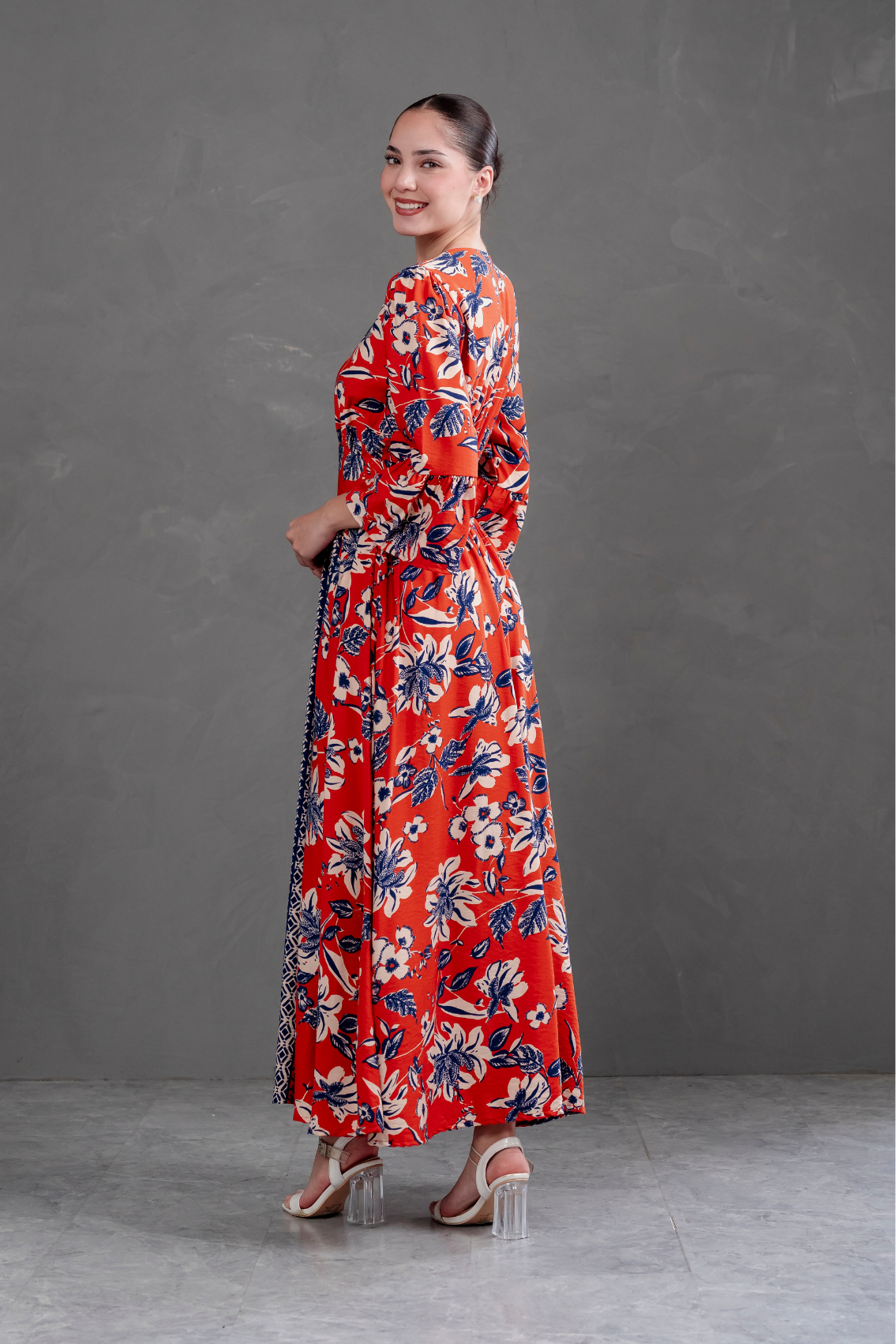 Vestido Largo Estampado Boho Artemisa