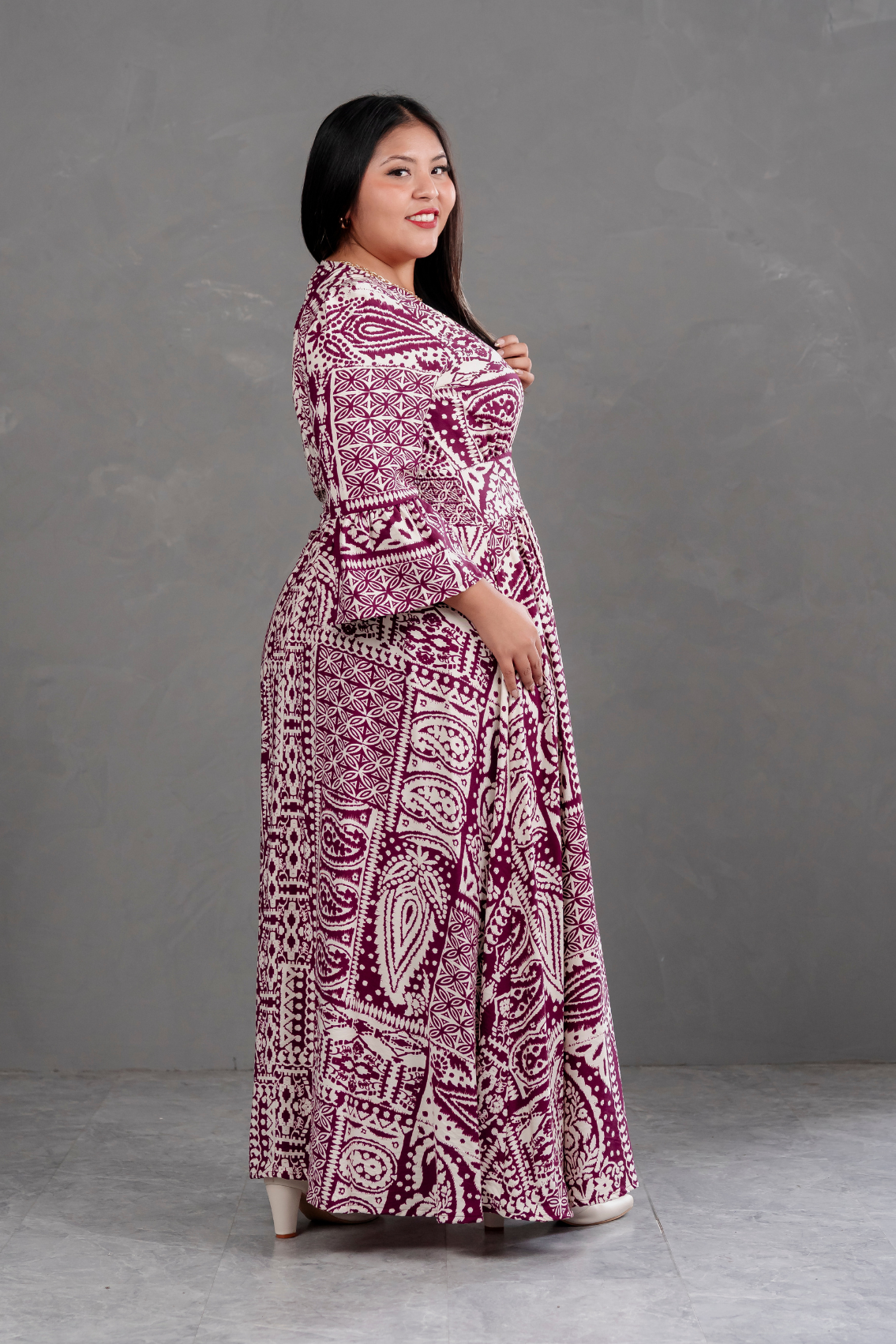 Vestido Largo Estampado Boho Artemisa