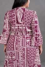 Vestido Largo Estampado Boho Artemisa