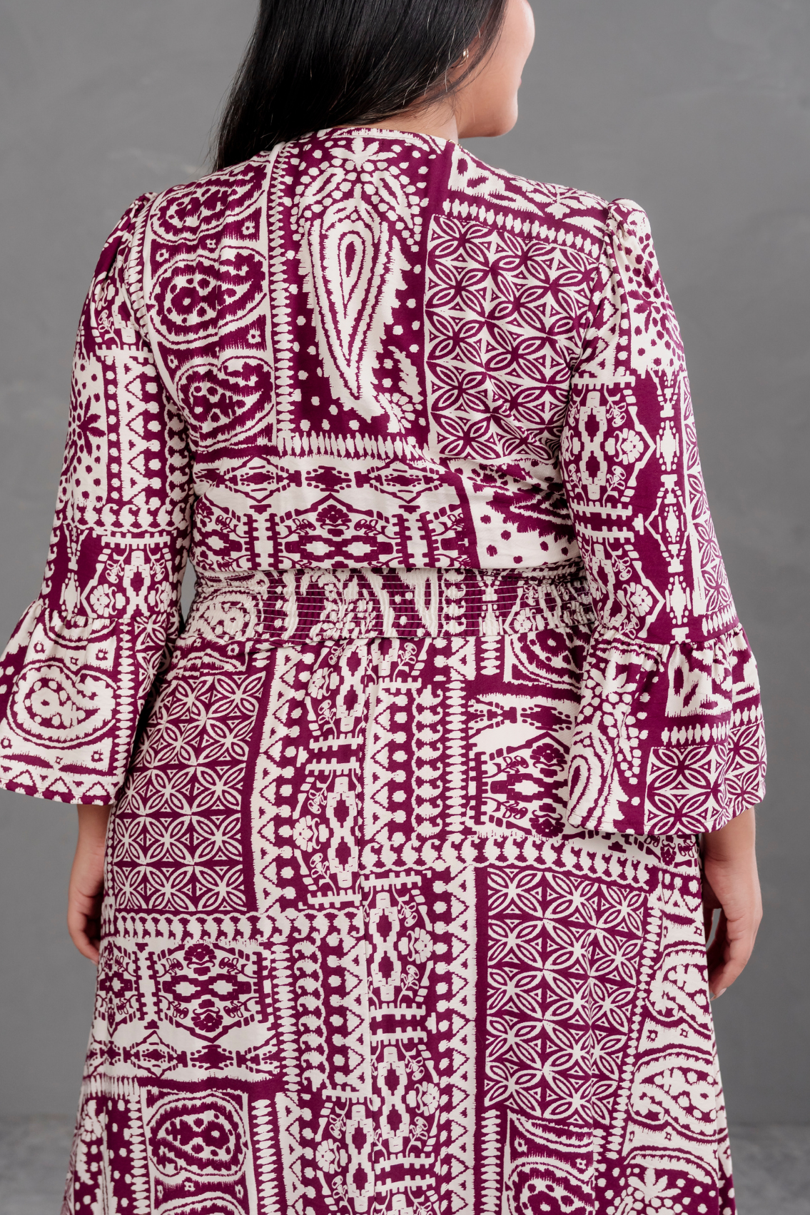 Vestido Largo Estampado Boho Artemisa