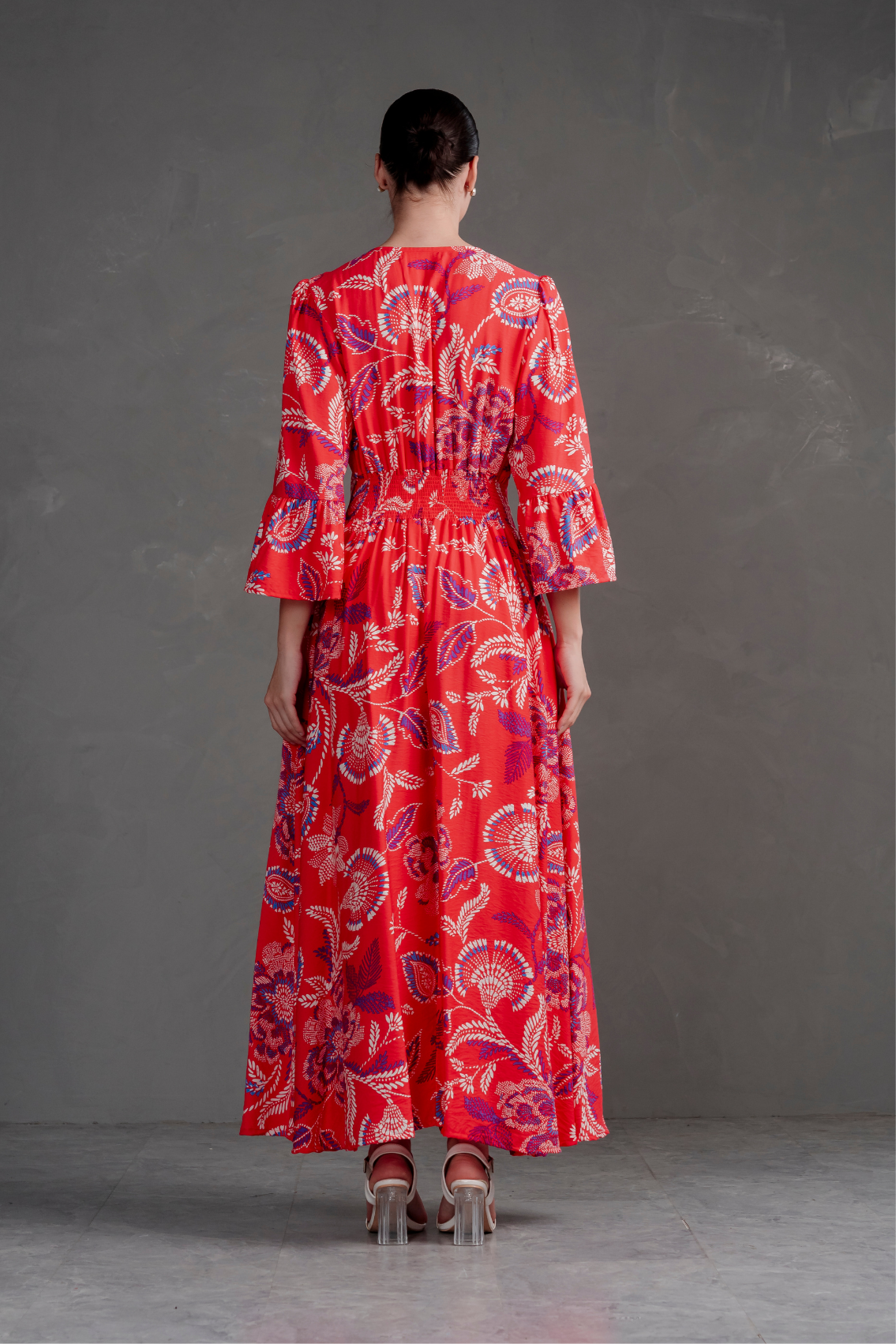 Vestido Largo Estampado Boho Artemisa
