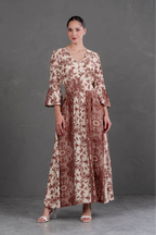 Vestido Largo Estampado Boho Artemisa