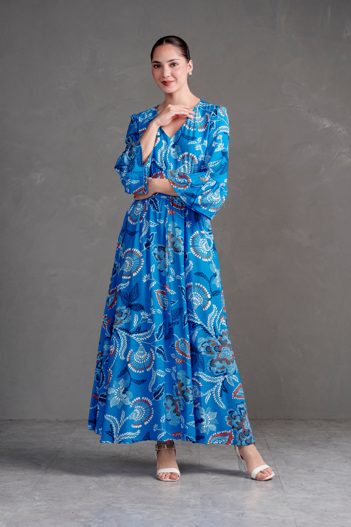 Vestido Largo Estampado Boho Artemisa