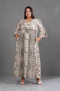 Vestido Largo Estampado Boho Artemisa