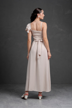 Vestido largo Asimetrico Melia