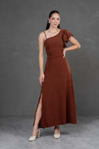 Vestido largo Asimetrico Melia