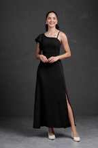 Vestido largo Asimetrico Melia