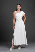 Vestido largo Asimetrico Melia