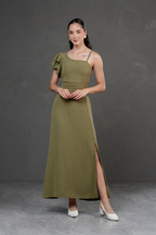 Vestido largo Asimetrico Melia