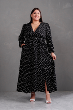 Vestido Largo con lazo Emily