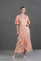 Vestido Envolvente Floreado Valentina