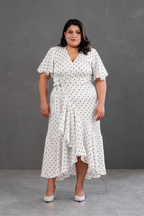 Vestido Envolvente Polka Dots Valentina
