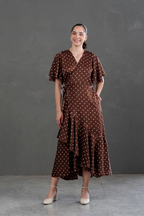 Vestido Envolvente Polka Dots Valentina