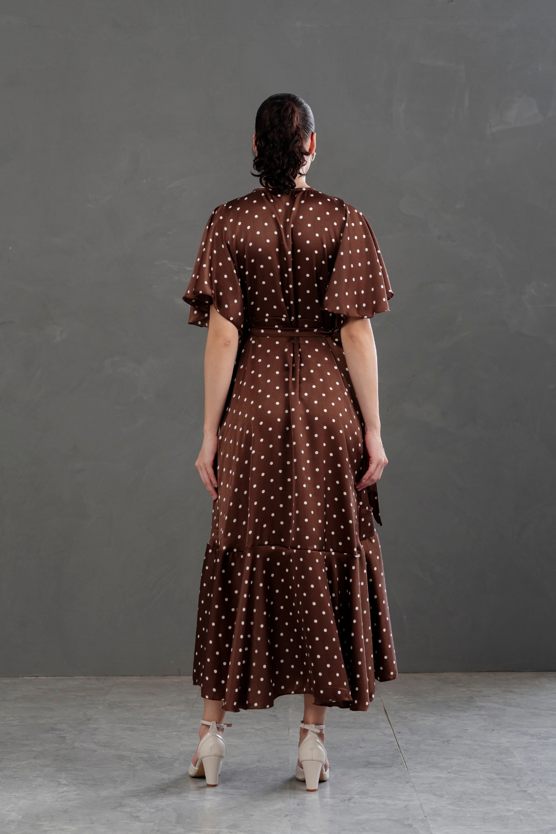 Vestido Envolvente Polka Dots Valentina