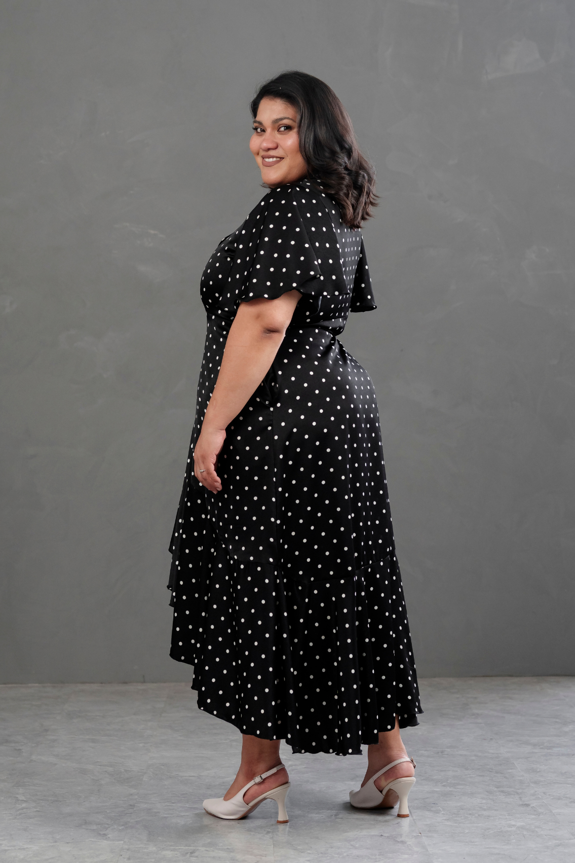 Vestido Envolvente Polka Dots Valentina