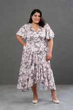 Vestido Envolvente Floreado Valentina