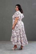Vestido Envolvente Floreado Valentina