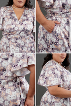 Vestido Envolvente Floreado Valentina