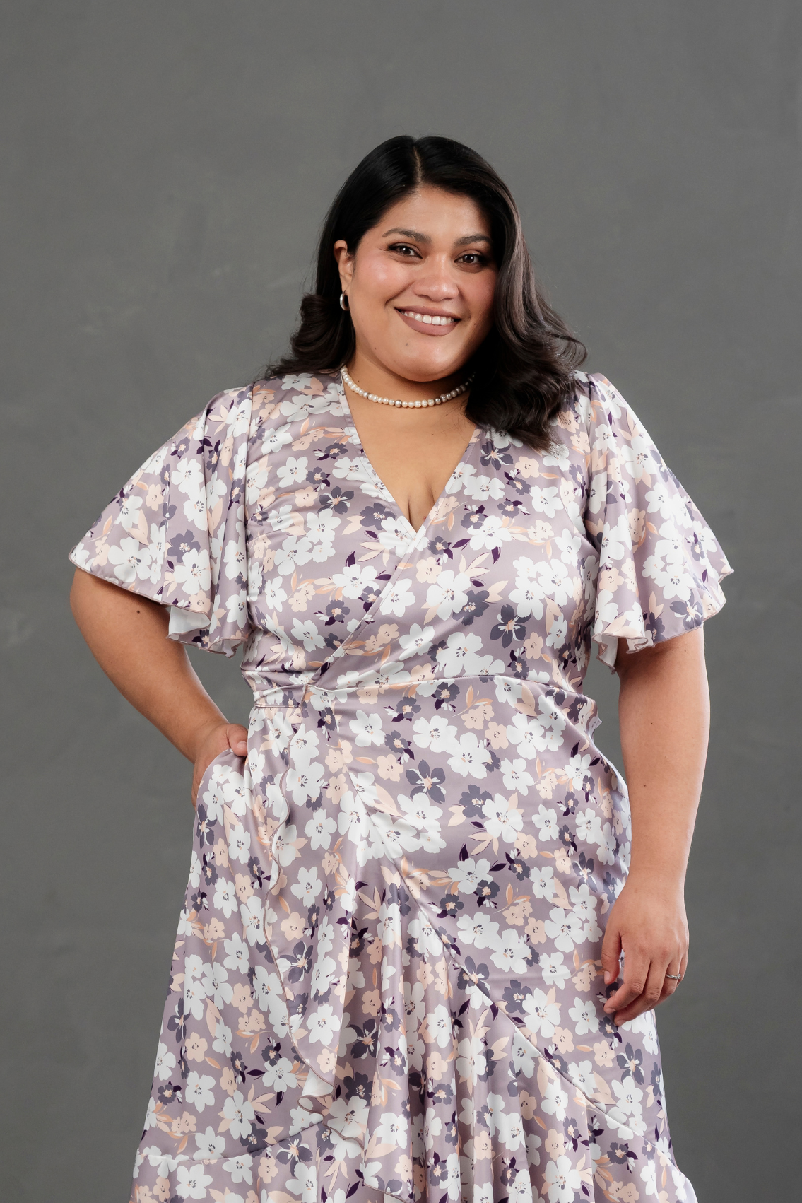 Vestido Envolvente Floreado Valentina