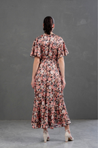 Vestido Envolvente Floreado Valentina