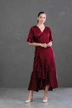 Vestido Envolvente Polka Dots Valentina
