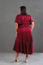 Vestido Envolvente Polka Dots Valentina
