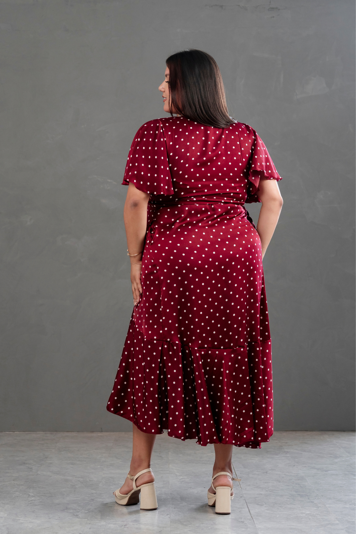 Vestido Envolvente Polka Dots Valentina